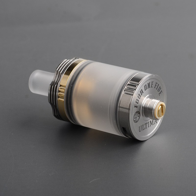 Four One Five 415 RTA Ultima Rebuildable Tank Atomizer - Silver, 2.0ml, MTL / RDL, 22 Diameter