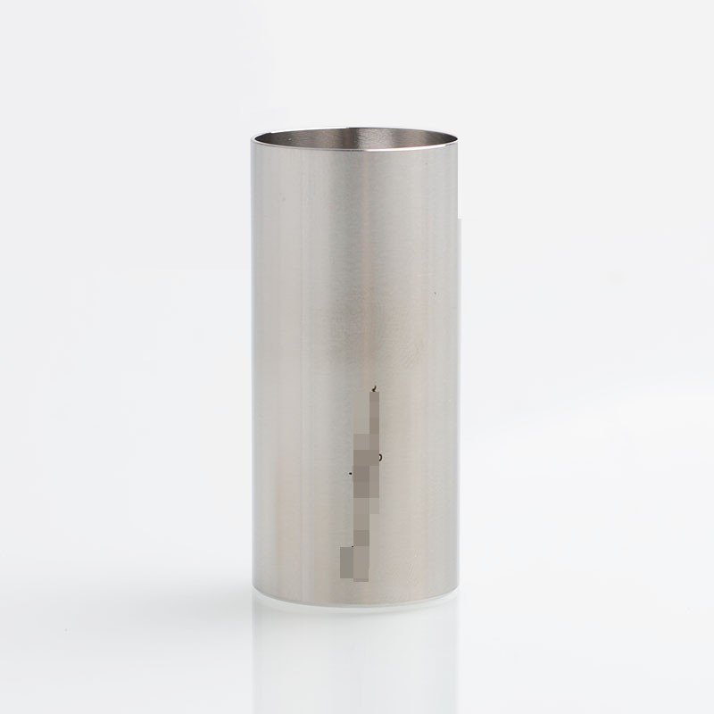 SXK Smuggler Style Mechanical Mod 18350 Battery Adapter Tube - Silver, 316 Stainless Steel