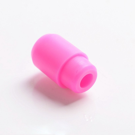 Replacement Disposable 510 Drip Tip for RDA / RTA / RDTA / Clearomizer / Sub Ohm Tank Atomizer - Black, Silicone, 17.5mm (5 PCS)
