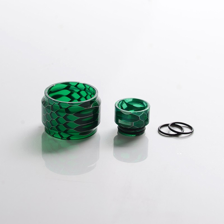Replacement Tank Tube + Drip Tip Kit for FreeMax Fireluke Mesh Sub Ohm Tank Vape Atomizer 