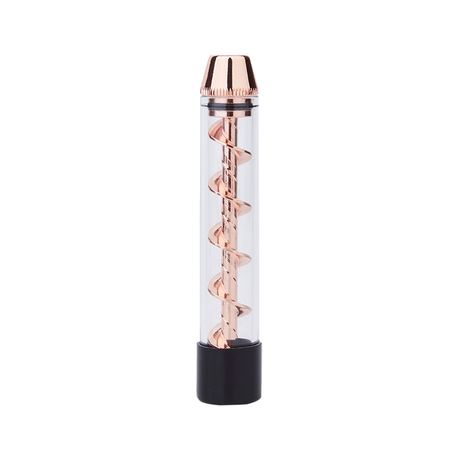 Dry Herb Vape Kit Blunt 7P Twisty Glass Bubbler Smoking Pipe-Rose