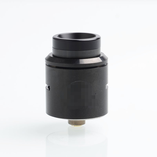 C2MNT COSMONAUT V2 Style RDA Rebuildable Dripping Atomizer w/ BF Pin - Black, Stainless Steel, 24mm Diameter