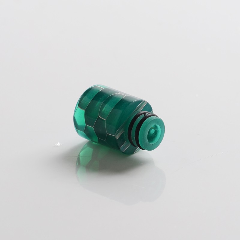 Authentic VapeSoon DT398 Replacement Drip Tip for GeekVape Aegis Boost Pod System Vape Kit - Green, Resin, 17mm