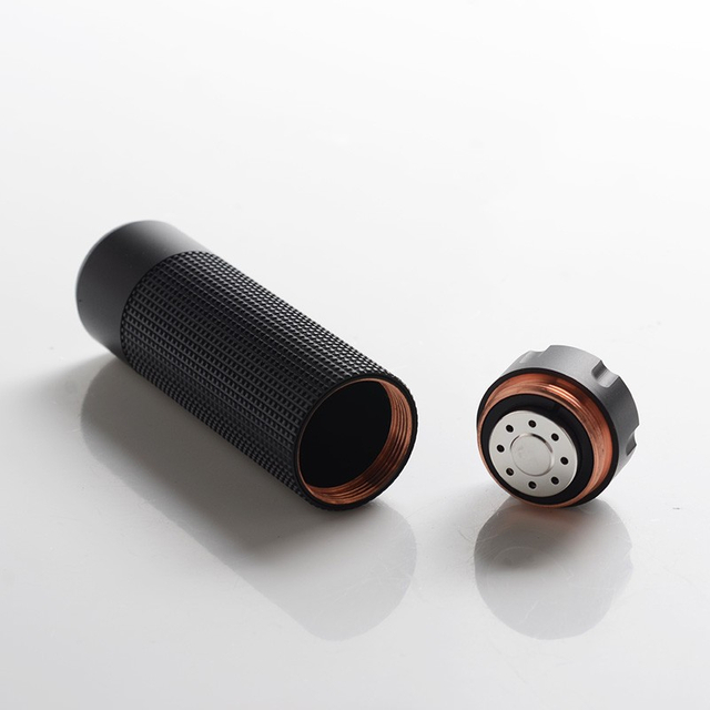 Authentic Mechlyfe Arcless V2.0 Vape Mechanical Mech Mod - Black, 1 x 18650 / 20700 / 21700 Copper