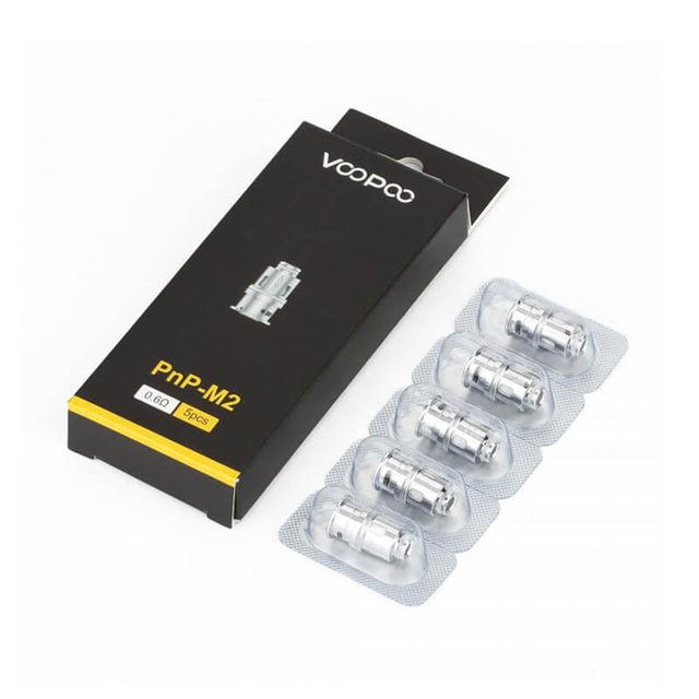 Authentic voopoo pnpm2 half dl single mesh coil for drag babyfind triovincivinci rvinci x silver 06ohm 2028w 5 pcs