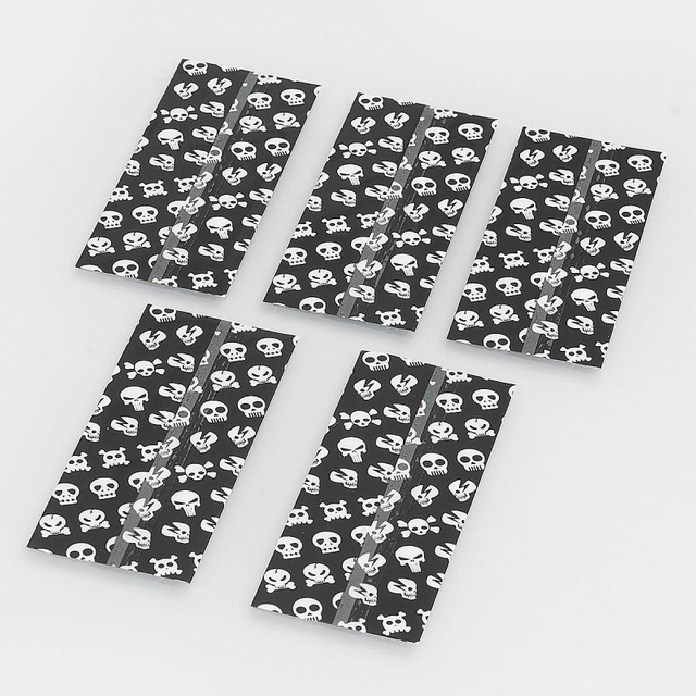 PVC Wrapper Skin Sticker for 18650 Battery - Skeleton Army Pattern (5 PCS)
