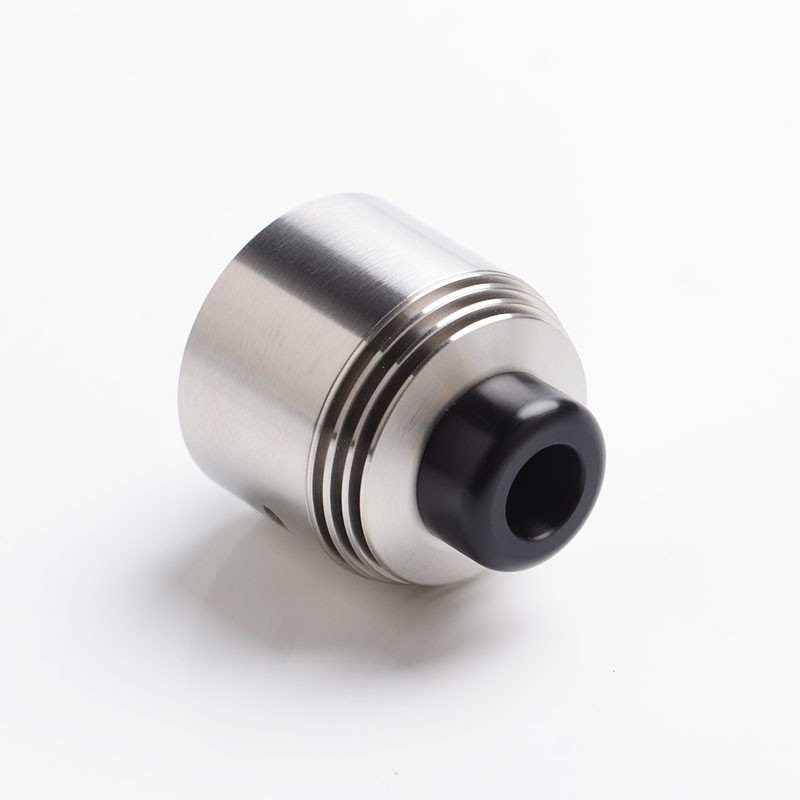 SXK Hussar V2.0 Style RDA 2.0 Rebuildable Dripping Vape Atomizer - Silver, 316 Stainless Steel, 22mm Diameter