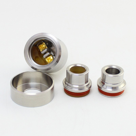 SXK M-Atty FYF M-Atty V2 Style RDA Rebuildable Dripping Vape Atomizer w/ BF  Pin - Silver, 316 Stainless Steel, 20mm Diameter - Buy Product on shareAvape