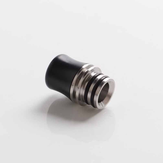Authentic Auguse Replacement MTL 510 Drip Tip for RDA / RTA / RDTA / Sub-Ohm Tank Vape Atomizer - Black, POM, 16.5mm