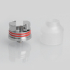 Authentic Oumier Wasp Nano Mini RDA Rebuildable Dripping Atomizer w/ BF Pin - White + Silver, Stainless Steel + PC, 22mm Dia