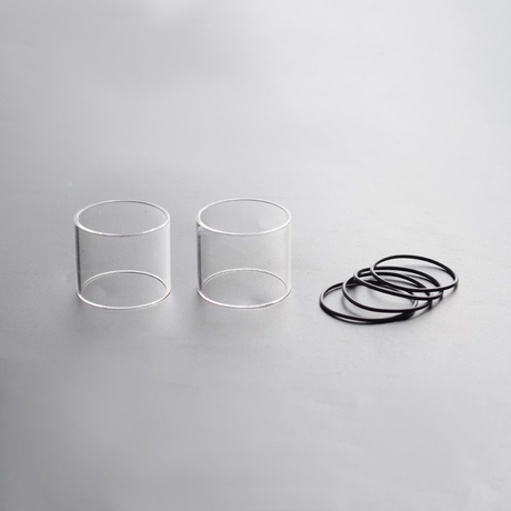 Authentic Steam Crave Aromamizer Ragnar RDTA Vape Atomizer Replacement Glass Tank Tube - Transparent, 25ml (2 PCS)