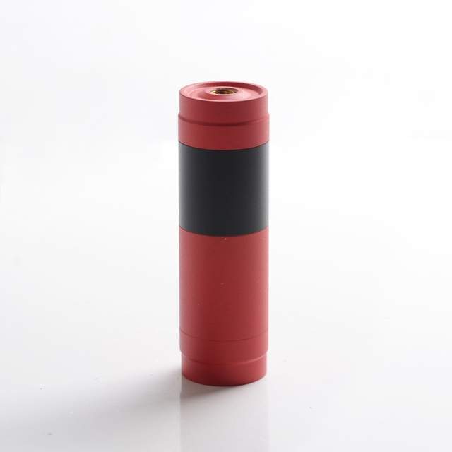 El Thunder MTLite Style Vape Mechanical Mod - Red + Black, Brass, 1 x 18350 / 18650