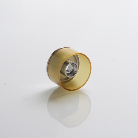 SXK Dvarw DL FL Facelift 24mm RTA Replacement Stainless Steel Top Cap + PC + PEI Tank Tube Kit - 3.5ml