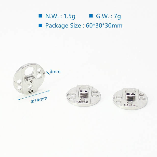 SXK Mea Culpa MTL RTA Replacement Airflow Disks - 1.0mm x 1 / 1.0mm x 2 / 1.4mm x 2 (3 PCS)