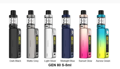 Authentic Vaporesso GEN 80S 80 S Mod Kit With iTank Atomizer VW 5~80W, 1 x 18650, 5ml, 0.2ohm / 0.4ohm
