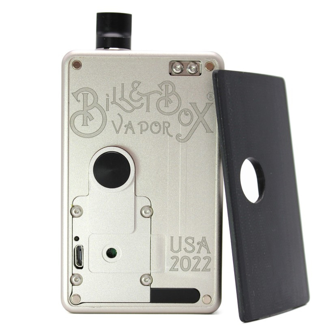 SXK BB / Billet 70W All-in-One VW Variable Wattage Box Mod Kit w/ USB Port 1 x 18650 with 2022 Logo