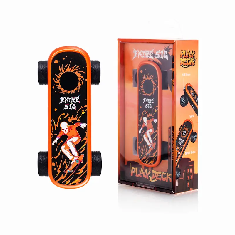 Extrre PlayDeck 510 Thread Battery - Tensão variável, tela digital, carregamento USB -C