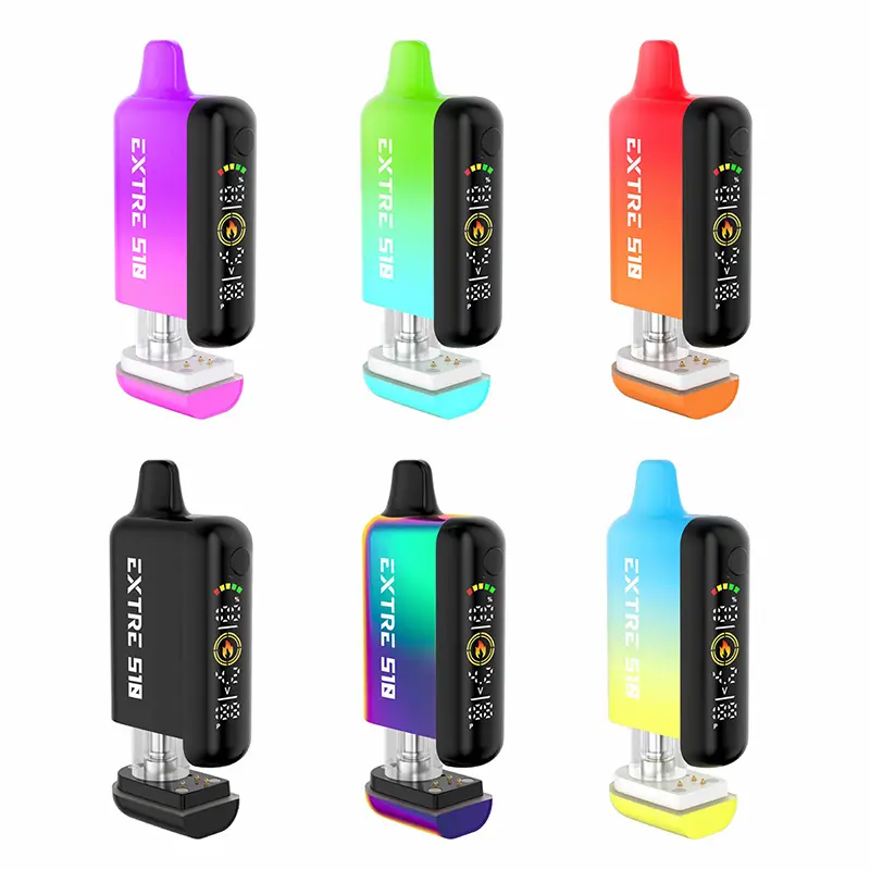 Recepe Iscreen Pro 510 Thread Vape Батарея-цифровой экран, зарядка USB-C, переменное напряжение