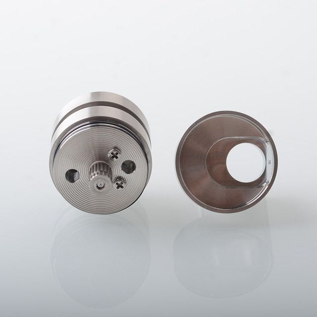 Monad V2 Style Genesis MTL RDTA – 22mm, 2.0ml, Rebuildable Tank Atomizer, Silver