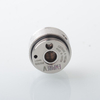 Replacement Build Deck for Empire V Style RTA – Knurled Surface, Silver Stainless Steel