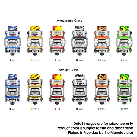 Authentic FreeMax Fireluke 3 Sub Ohm Tank Clearomizer Vape Atomizer, SS + Resin, 0.2ohm, 5ml, 28.2mm Diameter