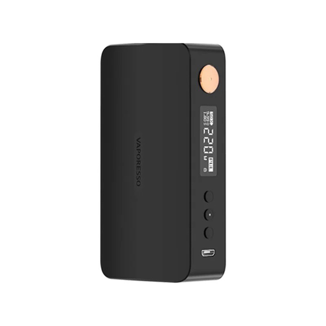 Authentic Vaporesso GEN X 220W TC VW Variable Wattage Vape Box Mod - Classic Black, 5~220W, 2 x 18650