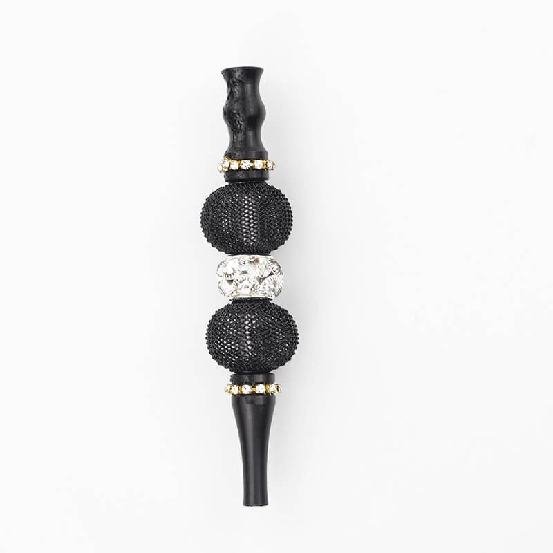 Hookah Mouthpieces Wearable Rhinestone Inlaid Shisha Filter Assembled Cigarette Holder Accessries-Lantern shape 
