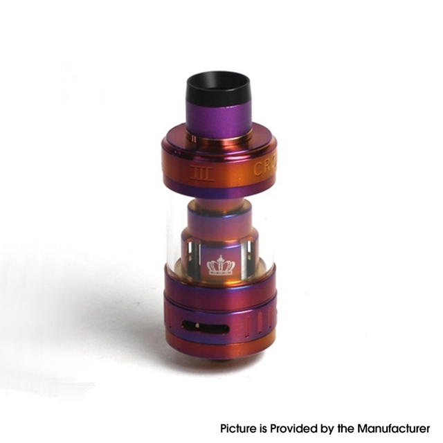 Authentic Uwell Crown 3 III Sub Ohm Tank Clearomizer Vape Atomizer - Violet, 5.0ml, 0.25Ohm