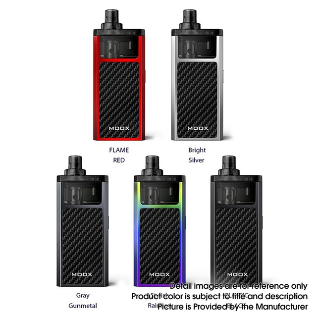 Аутентичная система POD ZQ Moox Vape стартовый комплект, 1100 мАч, 3,0 мл, 0,6 Ом / 1,2 Ом