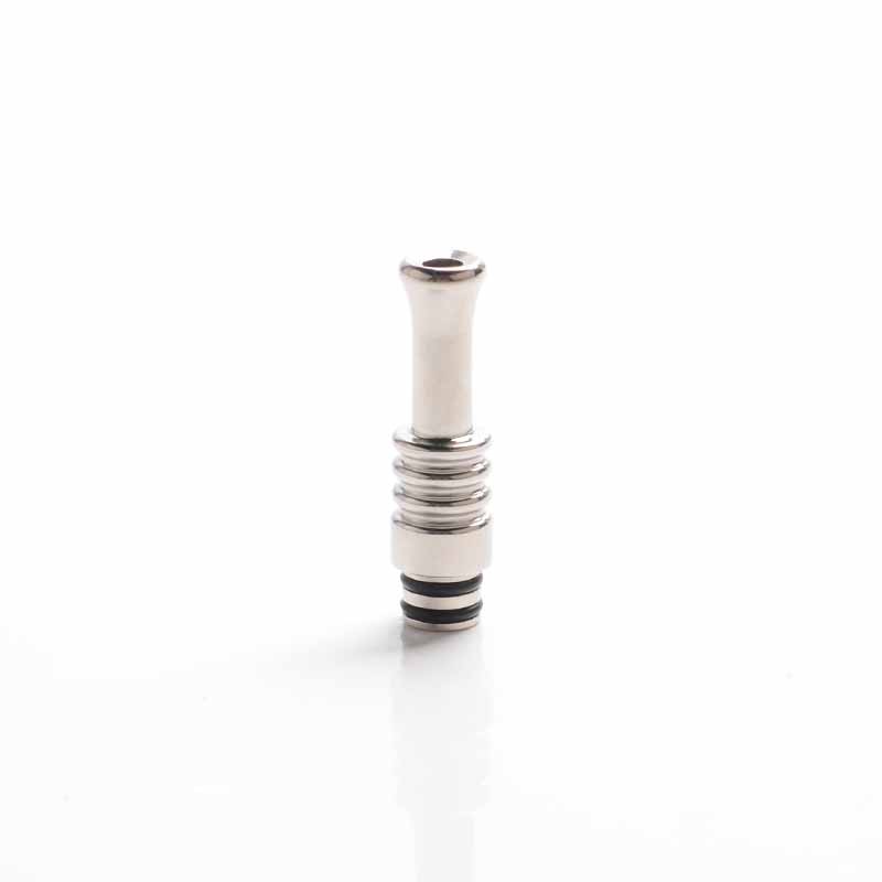 Ersatz kurz 510 Tropfenspitze für RDA / RTA / RDTA / sub -ohm Tank Vape Atomizer - Silber, Edelstahl, 40 mm