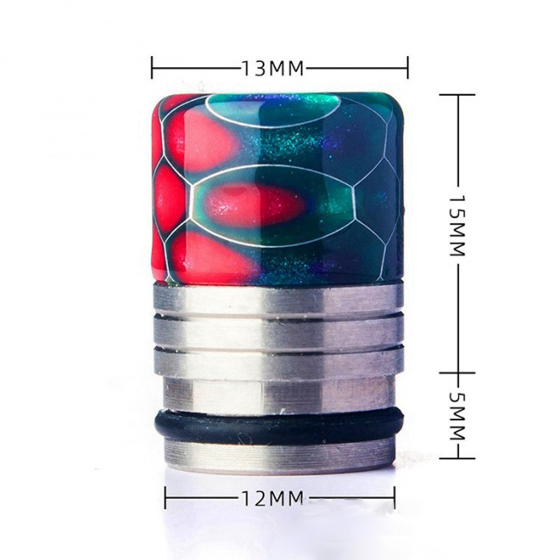 Authentic REEWAPE AS318S 810 Drip Tip for RDA / RTA / RDTA / Sub Ohm Tank Vape Atomizer, Resin & SS, 20mm