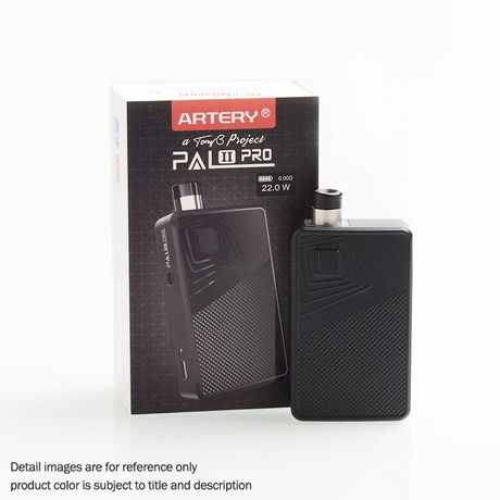 Authentic Artery PAL II 2 Pro 22W 1000mAh Pod System VW Mod Kit , 5~22W, 0.6ohm / 1.0ohm, 3ml (Standard Edition)
