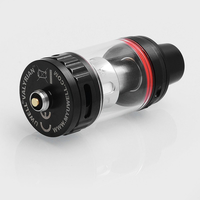 Authentic Uwell Valyrian Sub Ohm Tank Atomizer - Black, Stainless Steel, 5ml, 25mm Diameter