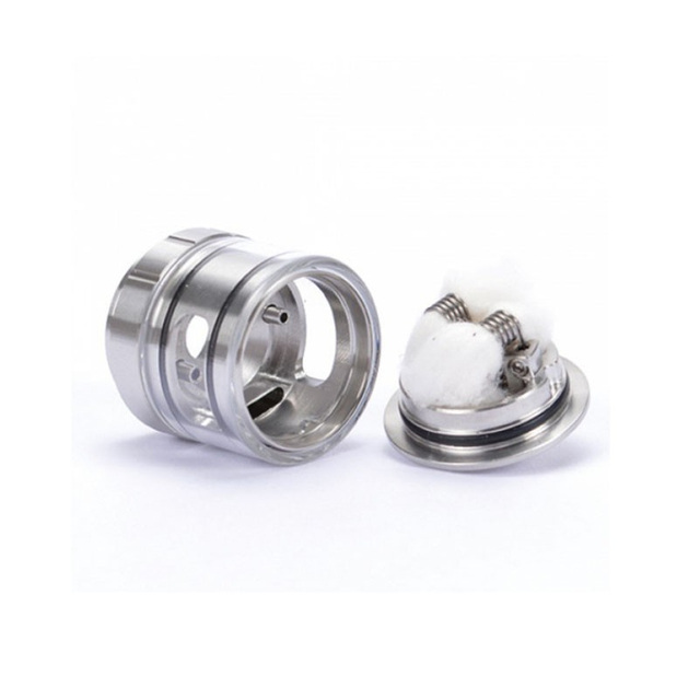 Authentic Ehpro eTank F1 RDTA Rebuildable Dripping Tank Atomizer - Silver, Stainless Steel + Glass