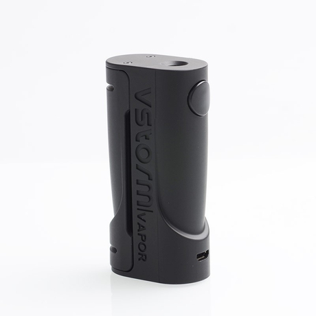 Authentic Vapor Storm Eco 90W Mechanical Box Mod - Black, ABS