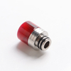 Authentic Reewape AS297F Replacement Anti Split 510 Drip Tip for RDA/RTA/RDTA/Sub-Ohm Tank Atomizer - Red, Resin + SS, 20mm