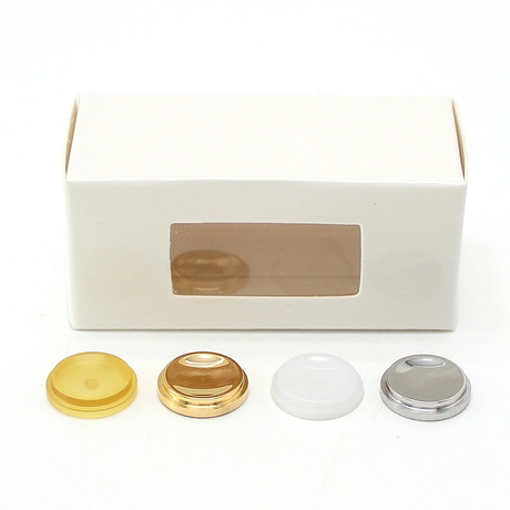  SXK BB / Billet Box Mod Replacement Fire Button Gold + Silver + Brown + White, SS + PEI + POM (4 PCS)