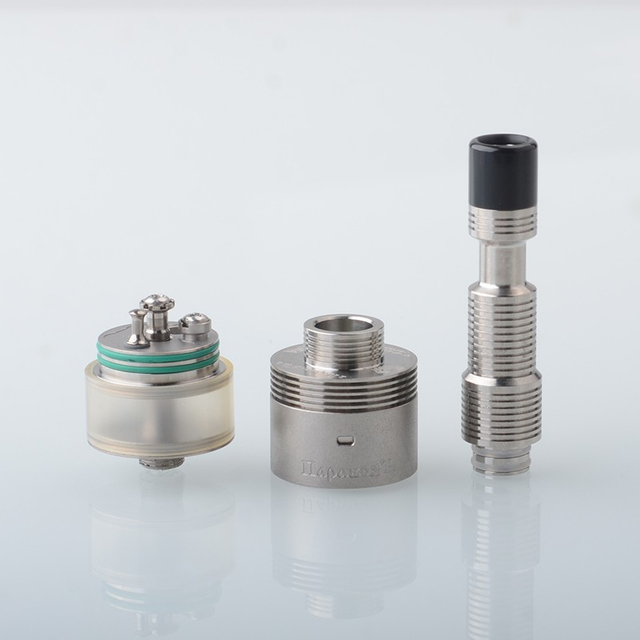 5AVape Paravozz Mini RDTA Rebuildable Dripping Tank Vape Atomizer 22mm Diameter Titanium Alloy + PC, 2.0ml
