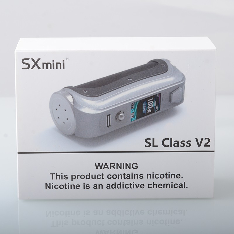Autentico Yihi Sxmini SL Classe V2 Box Mod VW 5 ~ 100W Yihi SX730 Chipset 1 x 18650 /20700 /21700