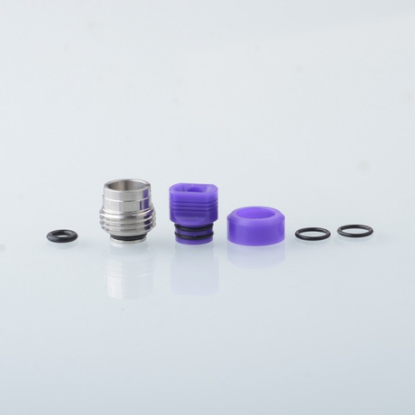 PRC Quantum 510 Drip Tip for for SXK BB Billet Box Mod Kit SS Base + POM Mouthpiece