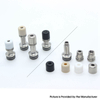 510 Drip Tip Set - 1 x 510 connector base, 1 x Shorten Adapter, 1 x Lengthen Adapter, 4 x Mouthpieces