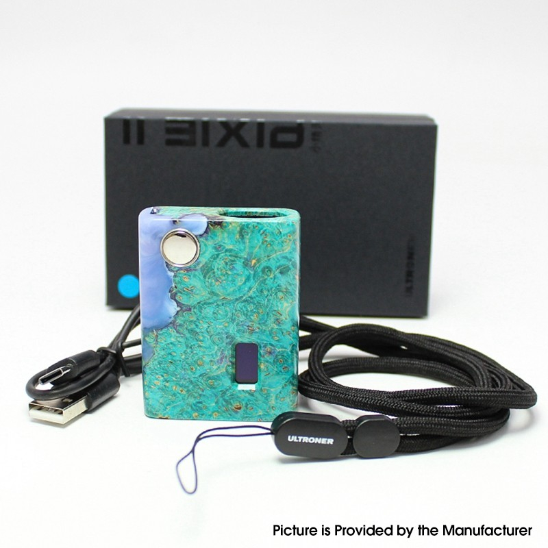 Authentic Ultroner PIXIE II 8W Pod Mod 500mAh Stabilized Wood 