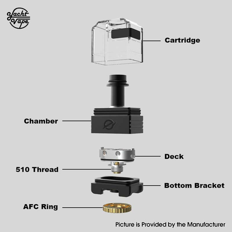 Authentic Yachtvape Eclipse Dual Boro Bridge for Billet / Boro Box 4ml