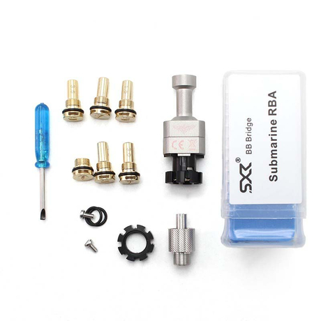 SXK GG Submarine RBA Bridge for Billet / BB / Boro Tank - Silver, 316SS