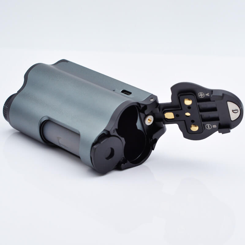 DOVPO Topside Dual Squonk Mod – 200W Regulated, 10ml Top-Fill Bottle, Dual 18650