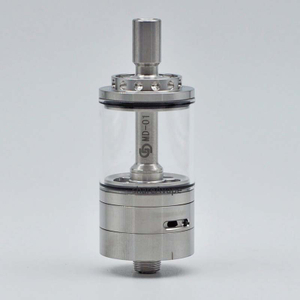 Authentic GD MOD S MD-01 23mm MTL DL RTA-Kapasitas 5.5ml, Perak