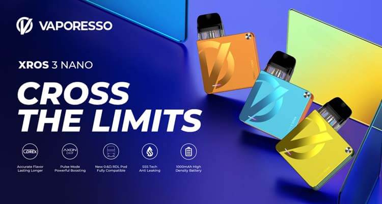 Authentic Vaporesso XROS 3 Nano Pod System Kit