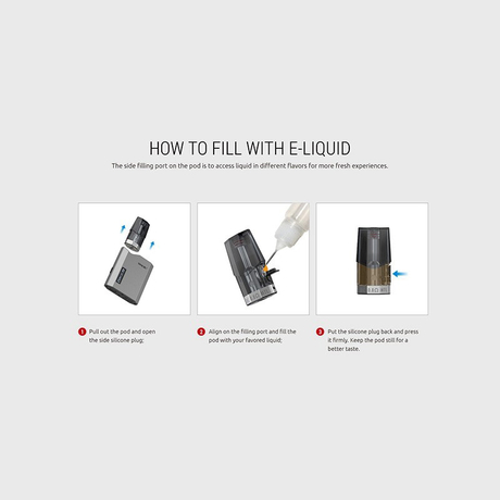 Authentic SMOKTech SMOK Nfix-mate Replacement Nifx Pod Cartridge w/ Meshed 0.8ohm Coil - 3.0ml (3 PCS)