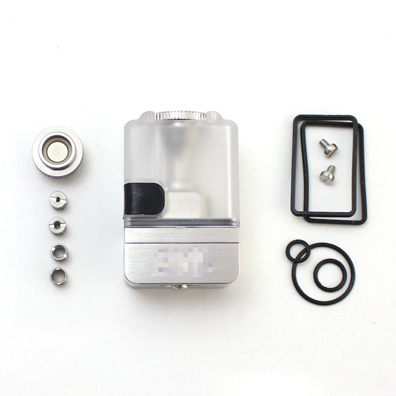 SXK Alien EVL Style RAB Bridge Tank for SXK BB / Billet Box - Silver, 316SS  + PC, 4.0ml, 1.0 / 1.5 / 2.0 / 2.5 / 3.0mm - Buy RAB Bridge Tank, EVL Style  RAB Bridge Tank Product on shareAvape