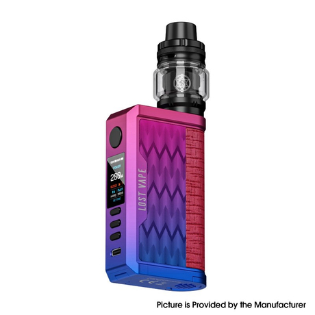 Authentic Lost Vape Centaurus Q200 Box Mod Kit with Centaurus Sub Ohm Tank VW5~200W, 2 x 18650, 5ml